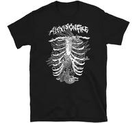 Alexisonfire Birds in Ribcage Post Hardcore Emo Band T Shirt Black XXL