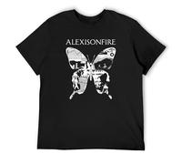 Alexisonfire Butterfly Rock Men's T-Shirt Unisex Black Cotton Print Tee Shirts 3XL