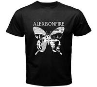 Alexisonfire Butterfly Rock Men's T-Shirt Unisex Black Cotton Print Tee Shirts L