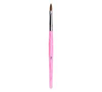 Alexnailart 1pcs Rose Kolinsky Sable Pinceau Acrylique Nail Art Builder Pinceau Nail Art Équipement De Peinture Brosse