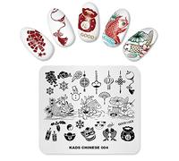 Alexnailart Nail Art Plaque Estampage Style Chinois Été Modèle Image Plate Outils Nail Art (CN004)
