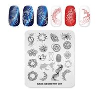 Alexnailart Nail Art Stamping Assiette Fleurs Style Modèle Chinois Naturel Modèle Image Plate Nail Art Outils (GE007)