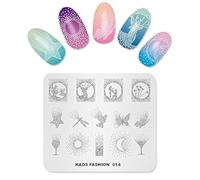 Alexnailart Nail Art Stamping Assiette Fleurs Style Modèle Chinois Naturel Modèle Image Plate Nail Art Outils (FA014)