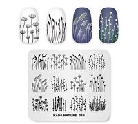 Alexnailart Nail Art Stamping Assiette Fleurs Style Modèle Chinois Naturel Modèle Image Plate Nail Art Outils (NA016)