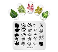 Alexnailart Nail Art Stamping Assiette Fleurs Style Modèle Chinois Naturel Modèle Image Plate Nail Art Outils (NA006)