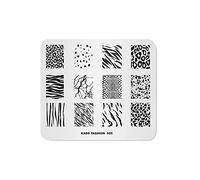 Alexnailart Nail Art Stamping Plate Template Image Plate Plate Nail Art Tools Noël Mode Fleur Géométrie (FA005)