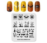 Alexnailart Professionnels Plaques de stamping Halloween Modèle Manucure Impression Outil
