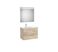Aleyda Pack 2 Tiroirs Lavabo À Gauche 800 Mm Bois Naturel - ROCA A851837524