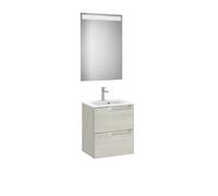 Aleyda Pack Compact 2 Tiroirs 500 Mm Bois Blanchi - ROCA A851829525