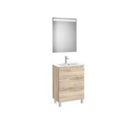 Aleyda Pack Compact 3 Tiroirs 600 Mm Bois Naturel - ROCA A851885524