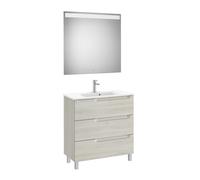 Aleyda Pack Compact 3 Tiroirs 800 Mm Bois Blanchi - ROCA A851886525