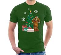 Alf Around The Christmas Tree Men's T-T-Shirts à Manches Courtes(Large)