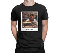 Alf Meow T Shirt Men Pure Cotton Fun T-Shirts Crewneck Melmac 80s TV Alien Gordon Shumway Tees Short Sleeve Clothes Gift Idea Size M
