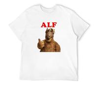 Alf Retro TV 80'S Classic Funny T Shirt Alien Life Force Vintage XL White