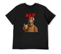 Alf Retro TV 80'S Funny T Shirt Alien Life Force Vintage Black XL