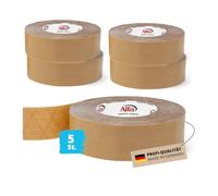Alfa 226 Ruban adhésif spécial double-face StrongTac, 40 mm x 50 m, 5 pièces, pour montage de plinthes en tissu ou moquette, extrêmement fixant