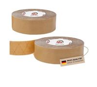 Alfa 245 Ruban PowerTac, 2 pièces, 45 mm x 25 m, bande adhésive double face pour plinthes, socles (durs) en bois ou autres, fixation extrême