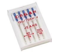 Alfa Aiguilles pour Machine à Coudre Jeans nº90 Nº100 Acier inoxetdable