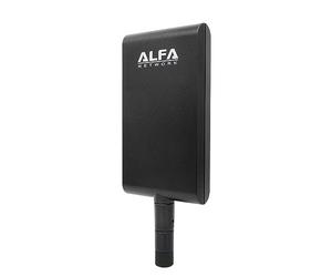 Alfa APA-M25-6E Tri-Bande 2,4 GHz/5 GHz/6E Haut Gain directionnel 10 dBi intérieur RP-SMA Panneau antenne