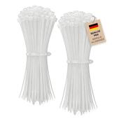Alfa Collier colson nylon transparent - 200 x 2,5 mm - 200 pièces | En nylon industriel robuste, rilsan autobloquant résistant de -40 à +105 °C, idéal pour organisation et chantiers.