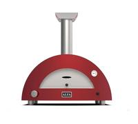 Alfa Forni Barbecue au charbon de bois de marque Modern Model 2 Pizze legna Rouge antique