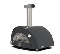 Alfa Forni Barbecue au charbon de la marque modèle moderne 3 Pizze Legna Ardesia Grey