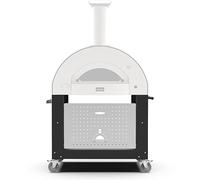 Alfa Forni Chariots pour barbecues et fumoirs de la marque Modèle Base 4 Pizze Classico Nero