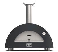 Alfa Forni Barbecue au charbon de la marque modèle moderne 2 Pizze Legna Ardesia Grey