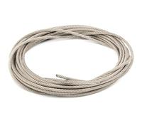ALFA LOGISTIK Cable Acier Inoxydable 3mm Diamètre 20m Circuit - Câble Inox Vendu au Mètre - Cable Inox - Câble Acier Inox - Câble en Acier Inoxydable - Corde en Acier Inoxydable