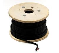 ALFA LOGISTIK Corde Tressée Polypropylène 24mm Diamètre 10m Circuit - Corde Polypropylène Tressée - Corde PP Noir Multifilament - Corde Polypropylène - Corde Plastique