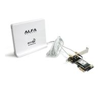 Alfa Network Alfa Carte PCIe Wi-FI 6E avec antenne Panneau AIT-AX210-EZ