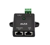 Adaptateur poe industriel de redondance Alfa network apoe03gs - injecteur poe redondant gigabit passif avec bouton de réinitialisation à distance + surtension