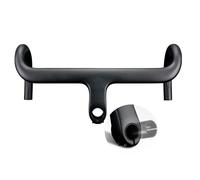Alfa Pasca Guidon de vélo de route en carbone avec tige 1-1/8 "Guidon en carbone mat UD avec tige 1-1/4" Nouvelle barre de chute OD2 440 * 110mm