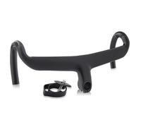 Alfa Pasca guidon de velo route 28.6mm intégré guidon carbone 420x90mm | cintre potence intégrée route UD Mat
