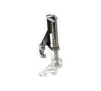 Alfa Pied Accessoire pour Machine à Coudre presseur Ouvert emmanchement Bas Pied Transparent avec axe en Acier inoxetdable