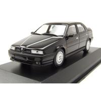 Alfa Romeo 155 1992 Noir Maquette de Voiture 1:43 Maxichamps