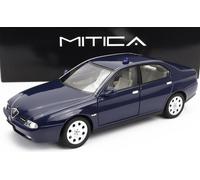 Alfa Romeo 166 2.0 Twin Spark 1998 bleu + autocollant carabinier 1/18 MITICA ...