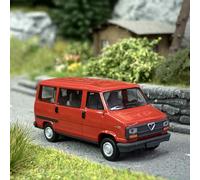 34902 Brekina Ho Alfa Romeo AR6 Minibus Rouge Année 1982 Échelle 1:87