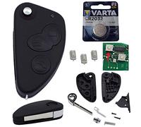 ALFA ROMEO Clés pliantes Kit boîtier 147 156 166 GT voiture télécommande Neuf