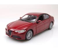 Alfa Romeo Giulia 2016 Rot Métallique Burago 1:24 Voiture Miniature Die-Cast