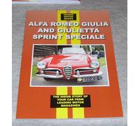 Alfa Romeo Giulia & Giulia & Giulietta Sprint Speciale