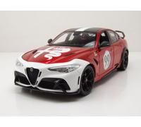 Alfa Romeo Giulia Gtam #99 Maquette de Voiture Rouge 1:18 Bburago