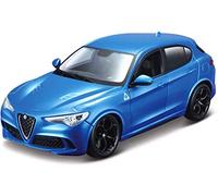 Alfa Romeo Stelvio Type 949 SUV Bleu métallisé à partir de 2017 1/24 Bburago modèle voiture