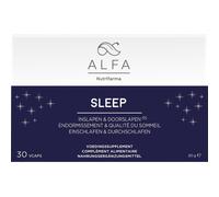 Alfa Sleep Endormissement Et Qualité Du Sommeil 30 Capsules Végétales