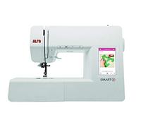 Alfa Smart Plus Machine à Coudre électronique 100 Points Coloris Blanc/Gris