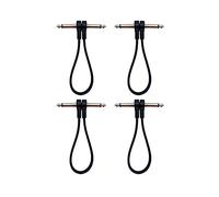 ALFAAL Câble Audio De Guitare À Réduction De Bruit 24AWG Fil De Prise Jack À Angle Droit 1/4 Pouces pour Guitare Électrique Câble Instrument (Color : 20cm 8in)