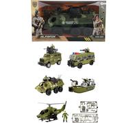 ALFAFOX Véhicule militaire mt acc+play figure 6ass