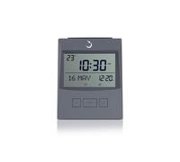 ALFAJR Azan Clock CS-13 Horloge de table automatique avec alarme prière Athan Gris