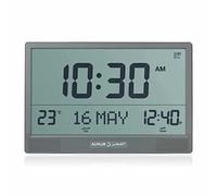 ALFAJR AZAN Horloge Murale CJ-17 (Gris)