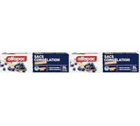 alfapac - 10 sacs congélation curseur 3L - fermeture facile - multi-usages et réutilisables (Lot de 2)